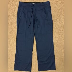 Grey's Anatomy Navy Scrub Pants with Elastic Waistband size L